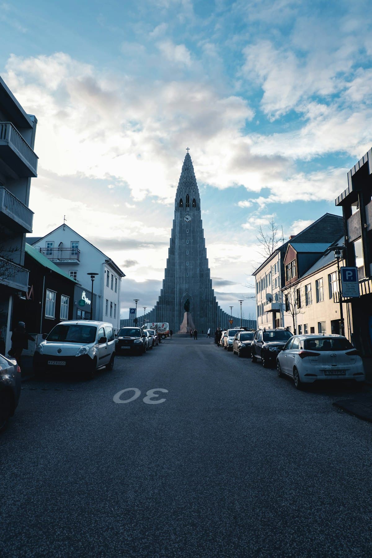 Charming neighborhood street in Reykjavik, Iceland — where to stay guide