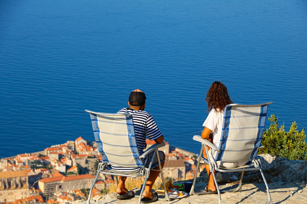 Romantic sunset scene in Dubrovnik, Croatia — honeymoon guide