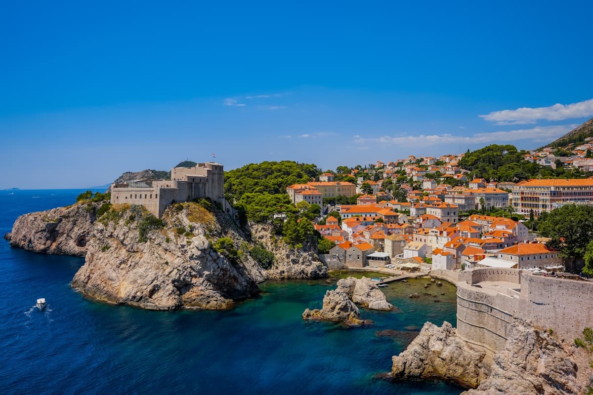 Solo traveler exploring Dubrovnik, Croatia safely