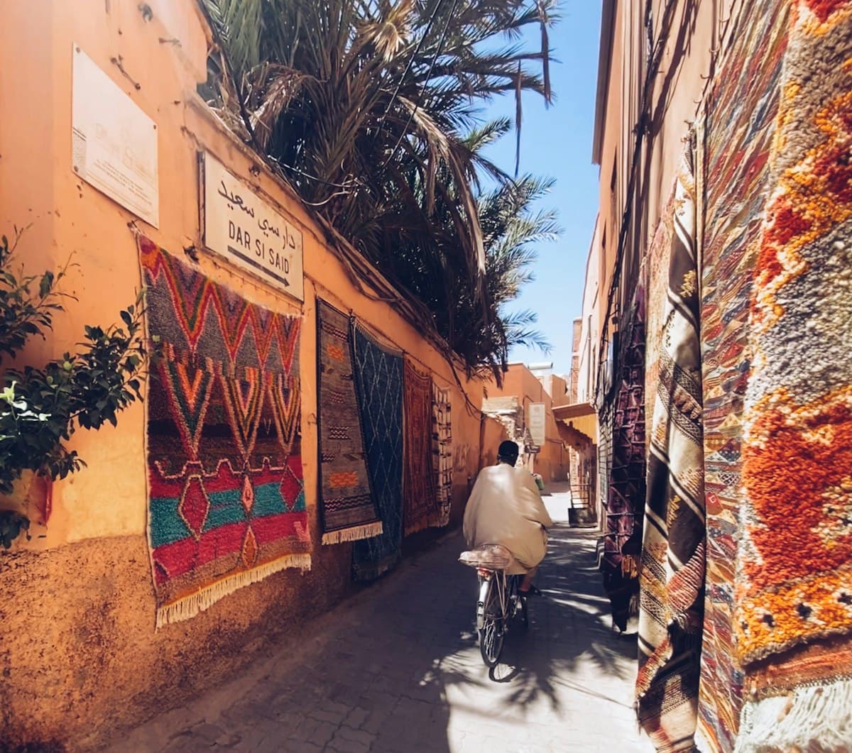 Solo traveler exploring Marrakech, Morocco safely