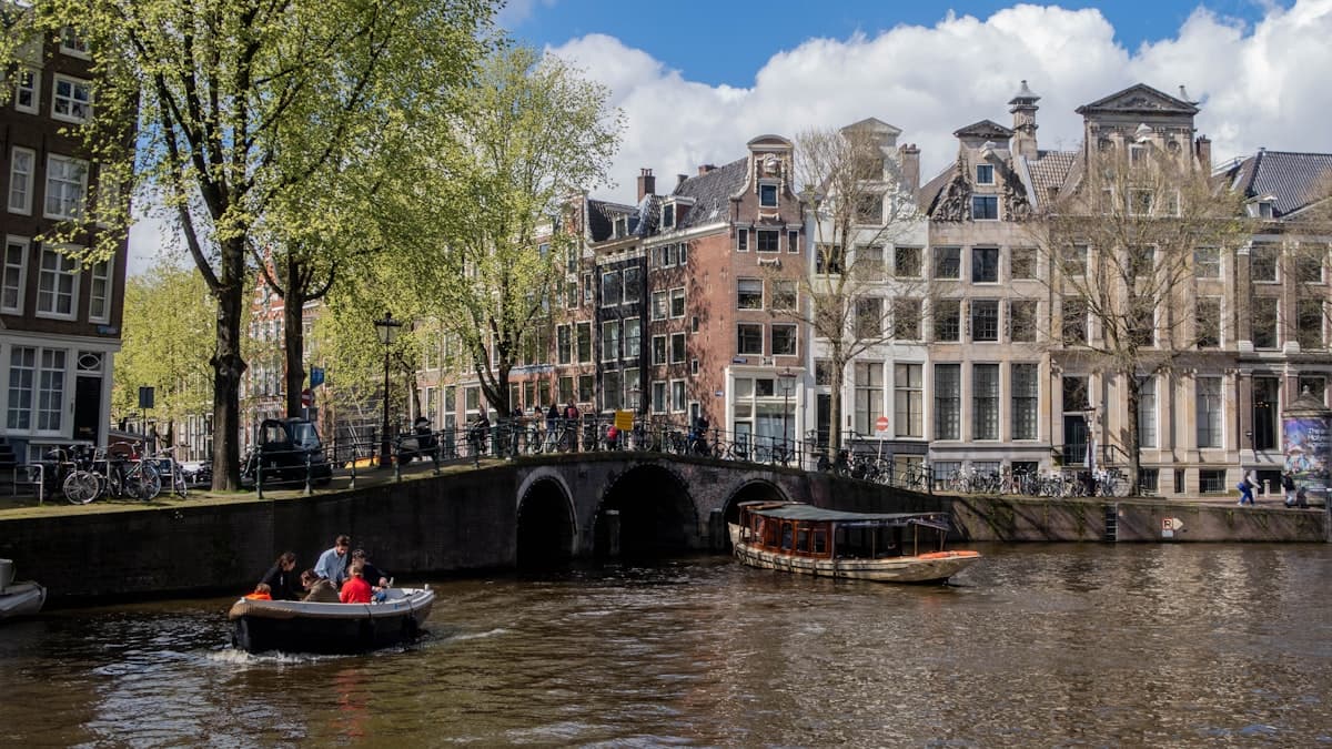 Scenic view of Amsterdam, Netherlands — best time to visit guide