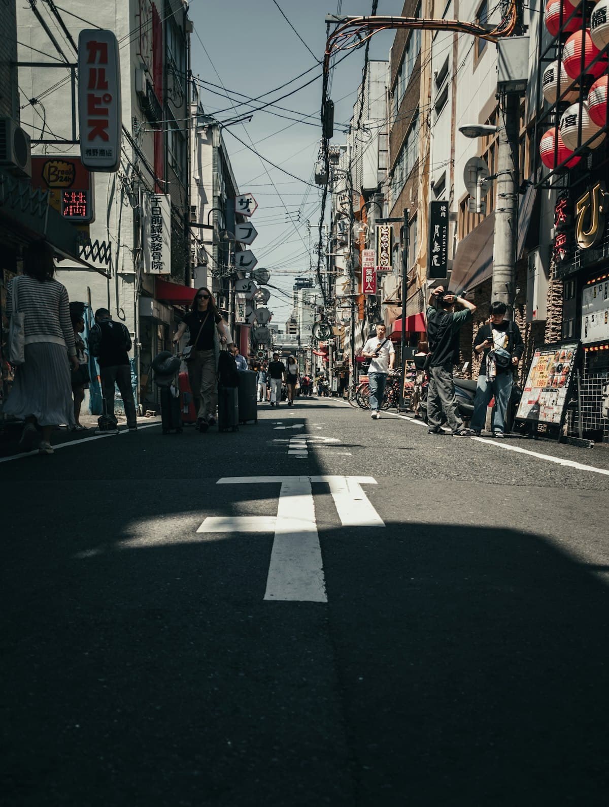 Solo traveler exploring Tokyo, Japan safely