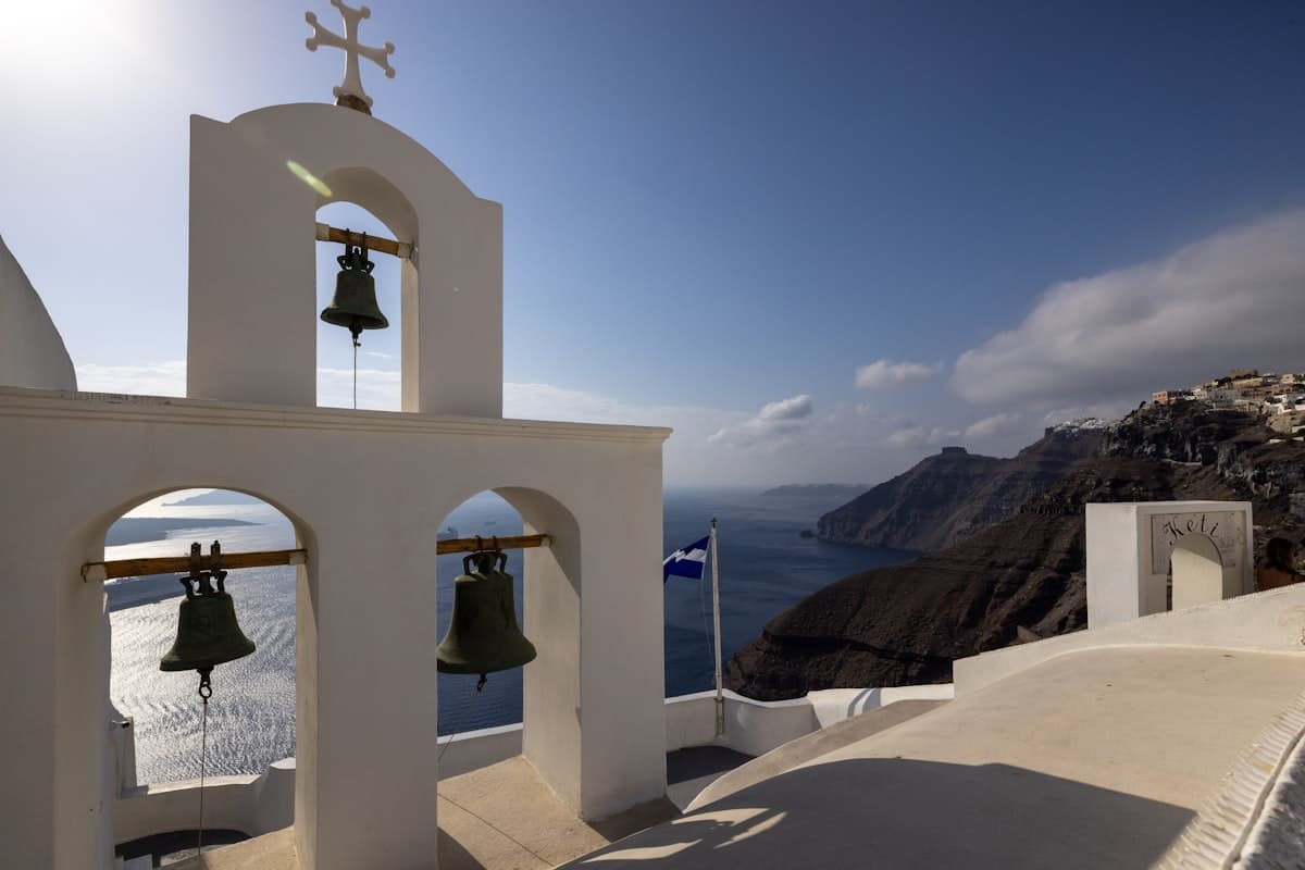 Hidden gem location in Santorini, Greece — off the beaten path