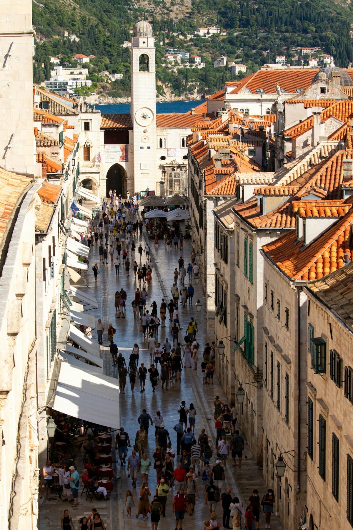 Bustling market in Dubrovnik, Croatia — shopping guide